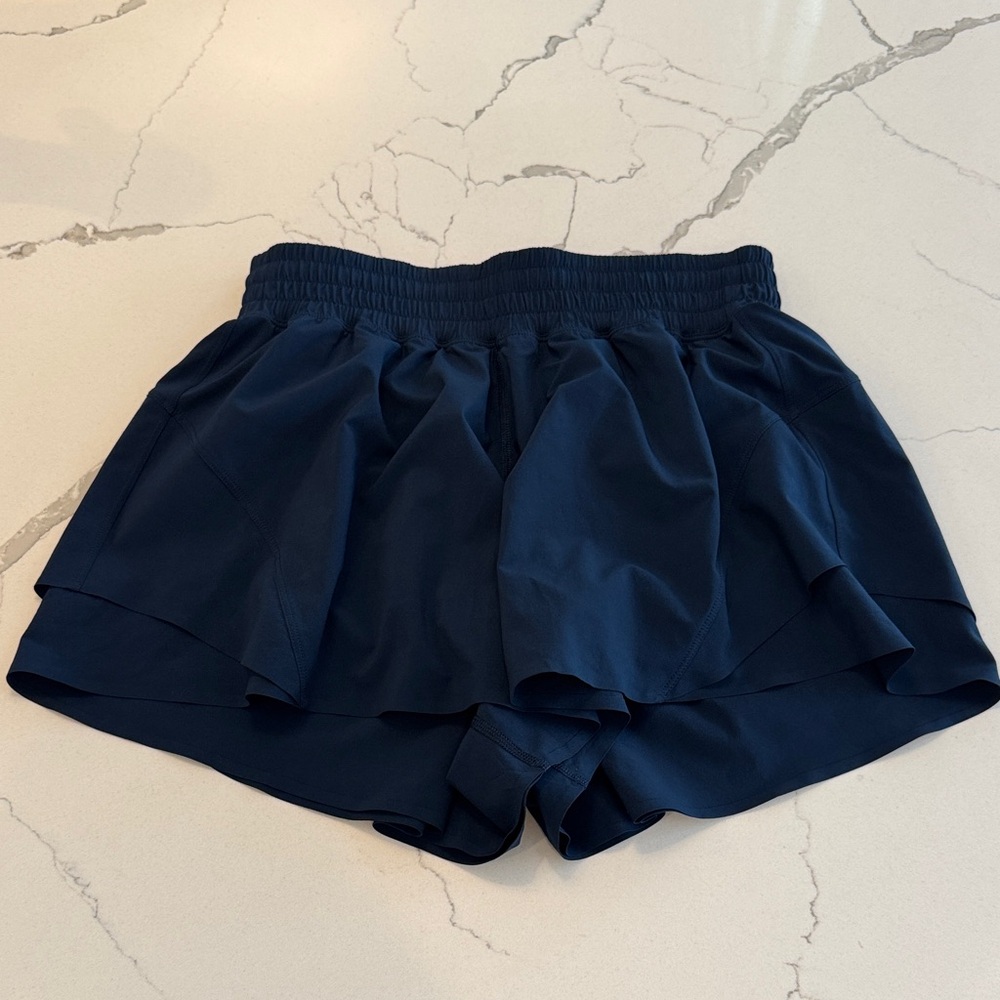 Lululemon Athletica True Navy Shake It Out Shorts